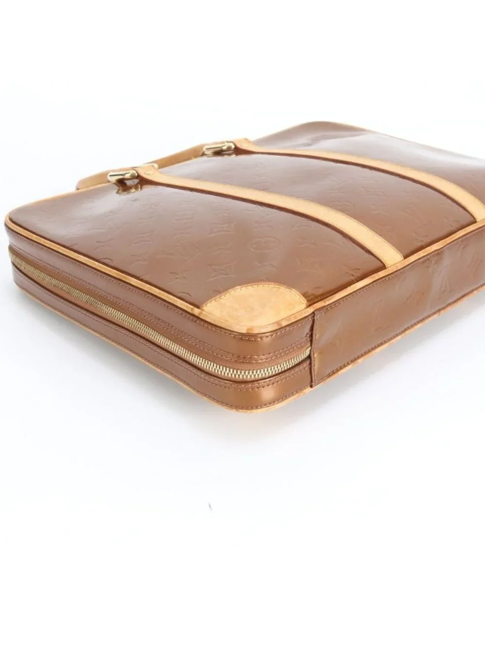 Louis Vuitton Monogram Vernis Van Damme Leather Business Document Briefcase